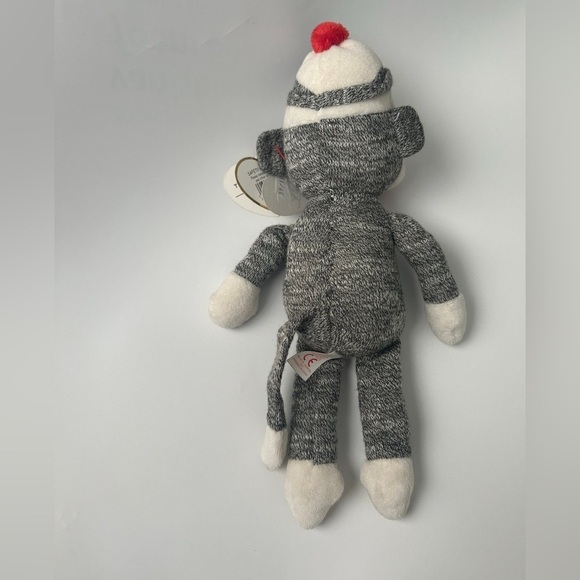 Ty beanie baby socks the sock monkey Plush - Picture 2 of 6